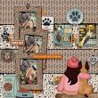 My dog is my Valentine pocket cards pack by Lilach Oren