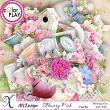 Flowery Pink Digital Scrapbook Kit Preview by Xuxper Designs