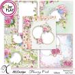 Flowery Pink Digital Scrapbook Album Preview by Xuxper Designs