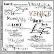 Venice Style Digital Art WordArt Preview by Lynne Anzelc