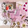 Mess the Pocket Templates pack 13 by Lilach Oren using designs Loving Moments kit