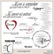 Love Inspire Digital Scrapbook Word Art Preview by Xuxper Designs