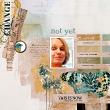 Digital Scrapbook layout by Lynn Grieveson using "Changes" collection