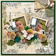 Digital Scrapbook kit Lucky Me by Vicki Stegall Designs | Oscraps.com scrapbook layout idea 5