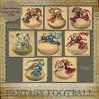 FANTASY FOOTBALL - 8 Beutiful Vintage Pages by Idgie's Heartsong