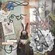 Sarapullka Scraps Digital Scrapbook Page Bunny Honey by Cheryl 01