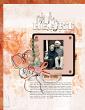 Digital Scrapbook layout by Marilyn using "In My Heart" collection