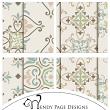 Layered Damask Patterns (CU) closeup by Wendy Page Designs