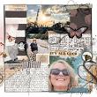Digital Scrapbook layout by Lynn Grieveson using Close to Perfect collection