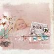 Digital Scrapbook layout by Lynn Grieveson using Close to Perfect collection