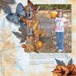 A Scrap of Autumn by Lynne Anzelc Digital Scrapbook Page 01