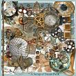 A Scrap of Steampunk Digital Scrapbook Kit by Lynne Anzelc Designs