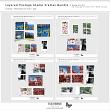 Layered Postage Stamp Frames for Digital Scrapbooking by Vicki Robinson preview image