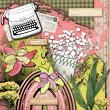 Digital Scrapbook Page Letter to Spring by Cheryl 01