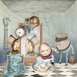 Wonderland Characters by itKuPiLLi sample page by Tineke Reinders