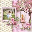 Cherry Tree Lane  Digital Scrapbook Page by Cathy