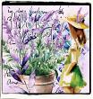 Provence Digital Scrapbook Page by Kelly