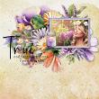 Provence Digital Scrapbook Page by Karen