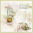 Field Notes by Vicki Robinson. Digital scrapbook layout 1 by Jana