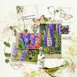 Field Notes by Vicki Robinson. Digital scrapbook layout 1 by Kythe