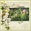 Field Notes by Vicki Robinson. Digital scrapbook layout 2 by Kythe