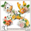 Wont Be my Clementine Digital Scrapbook Embellishments Preview by Xuxper Designs