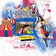 Digital scrapbook layout by Lynn Grieveson using Circus Circus collection