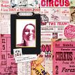 Digital scrapbook layout by Lynn Grieveson using Circus Circus collection