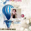 Digital scrapbook layout by Lynn Grieveson using Circus Circus collection