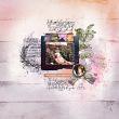 Digital scrapbook layout using Someone Like You by Lynn Grieveson