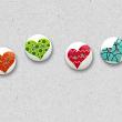 Heart Buttons Vol 1 (CU) Digital Art Pack by Mixed Media by Erin Detail Image
