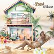 Sweet Summer Sun Beach House LO by Zanthia