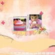 Artful Memories Summer by Vicki Robinson. Digital scrapbook layout 2 by Loriann