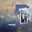 Digital scrapbook layout by katell using 'The Blues' collection