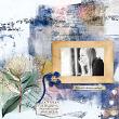 Digital scrapbook layout by Marijke using 'The Blues' collection