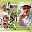 Strawberry Preserve ArtPlay Palette Digital Scrapbook Page 01
