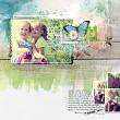 Summer Breeze ArtPlay Palette Digital Scrapbook Page 01