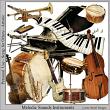 Melodic Sounds Digital Scrapbook Musical Instruments Lynne Anzelc