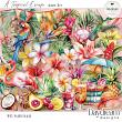 A Tropical Escape Digital Art Page Kit by Daydream Designs 