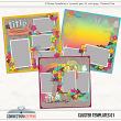 Clusters 01 Templates Digital Scrapbook Template 01 Preview by Connection Keeping