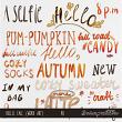 Hello Fall Digital Scrapbook Wordart by Sarapullka Scraps