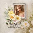 Forever Cherished  Digital Scrapbook Page by Cathy