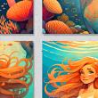 Siren: Mermaid Cards detail