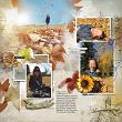 Autumn Template Album 01 Digital Art Layout 04