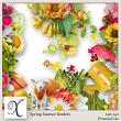 Spring Essence Digital Scrapbook Borders Preview by Xuxper Designs