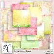 Spring Essence Digital Scrapbook Papers Preview by Xuxper Designs