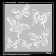 Butterflies Digital Scrapbook ValuePack Flutterbys Lace 1 by Anna Aspnes