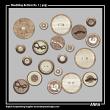 Wood Shop Buttons 1 Digital Scrapbook Elements by Anna Aspnes