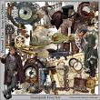 Steampunk Fever Digital Scrapbook Kit by Lynne Anzelc