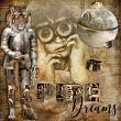 Lynne Anzelc Steampunk Fever Digital Scrapbook Layout Anita 01